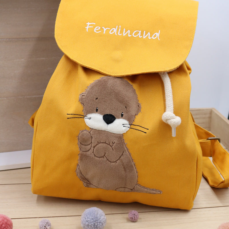 Kinderrucksack Senfgelb
