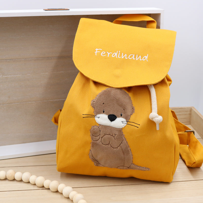 Kinderrucksack Senfgelb
