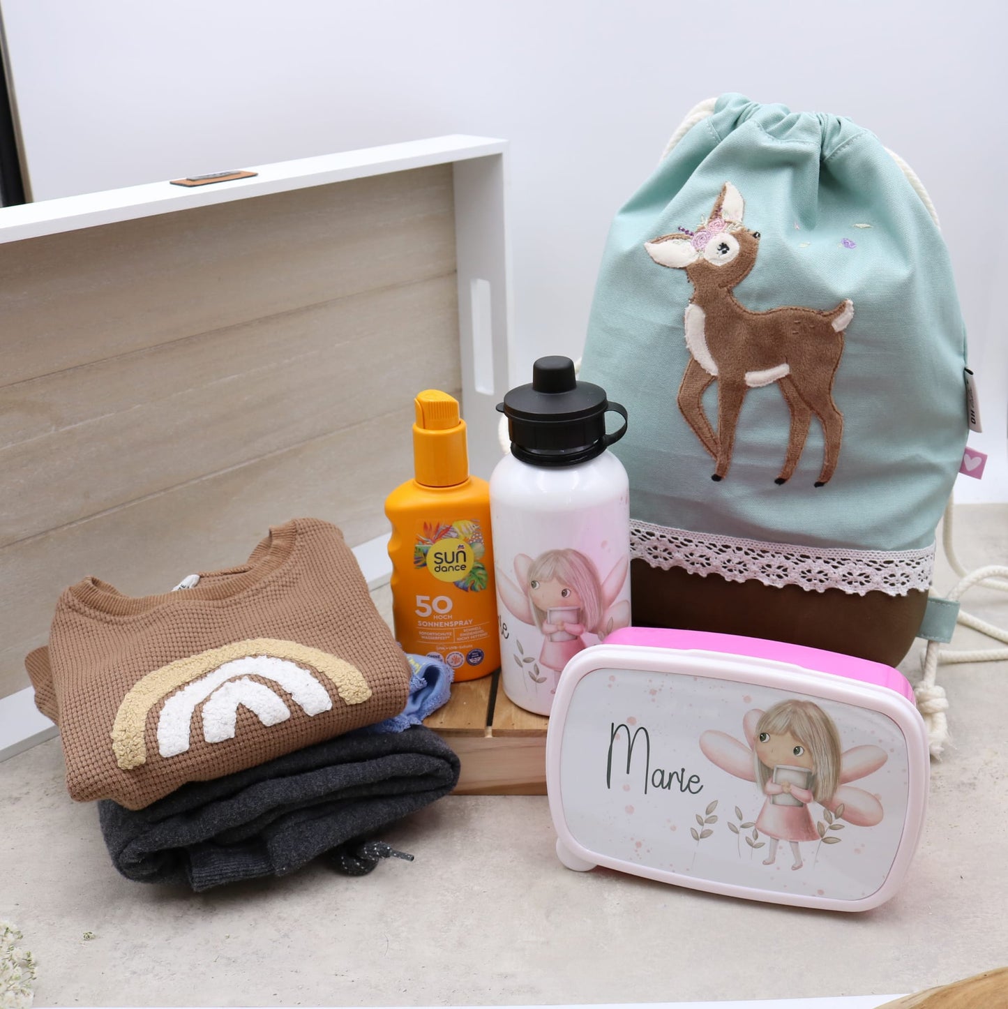 Turnbeutel - Kinderrucksack, personalisierbar