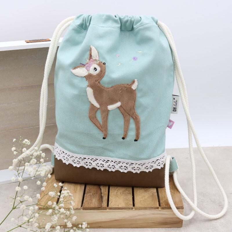 Turnbeutel - Kinderrucksack, personalisierbar