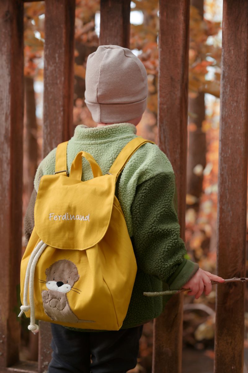Kinderrucksack Senfgelb