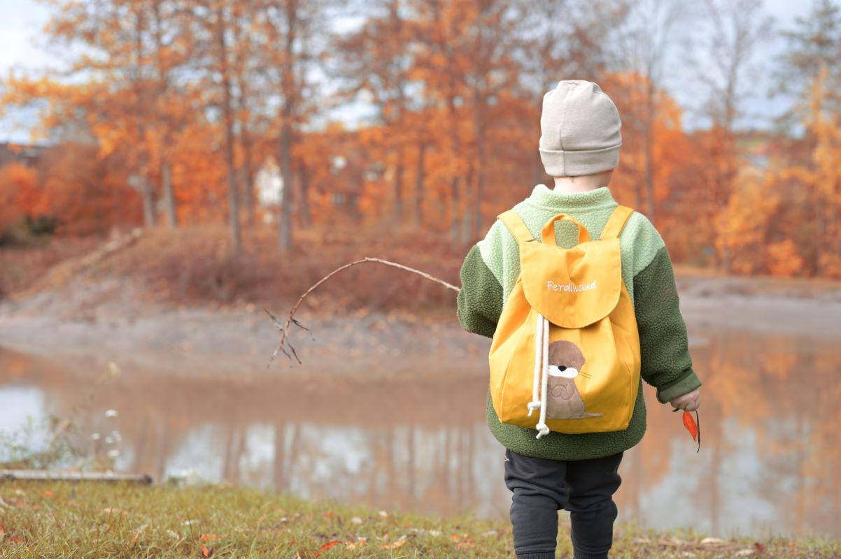Kinderrucksack Senfgelb