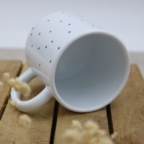 Kindertasse "Hase Bo & blaue Dots"