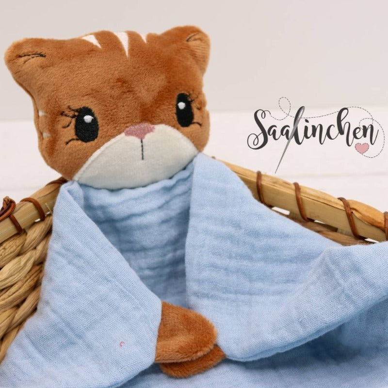 Schmusetuch "Katze" personalisierbar