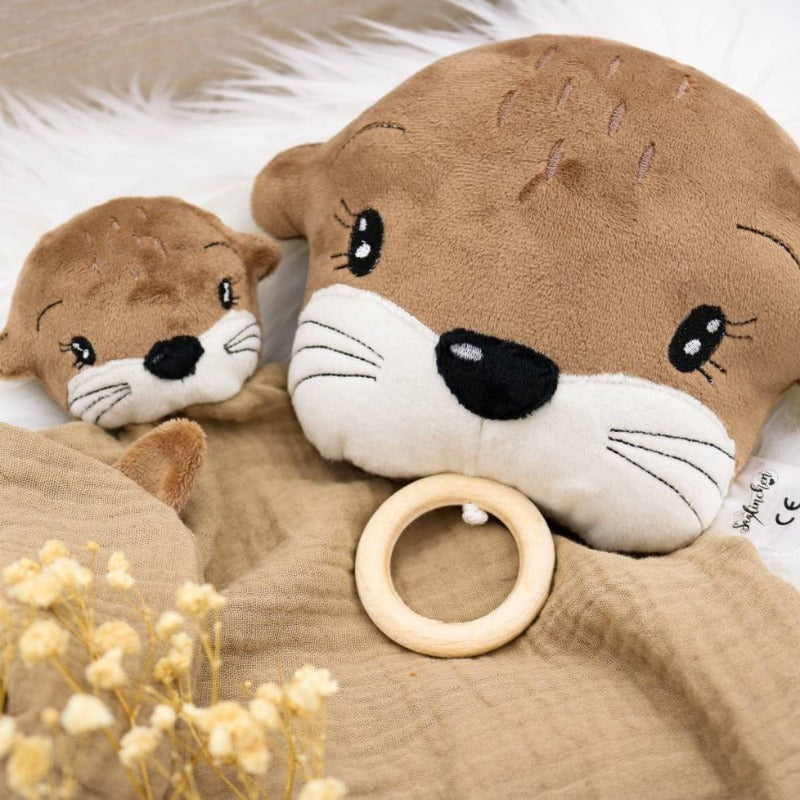Schmusetuch "Otter" personalisierbar