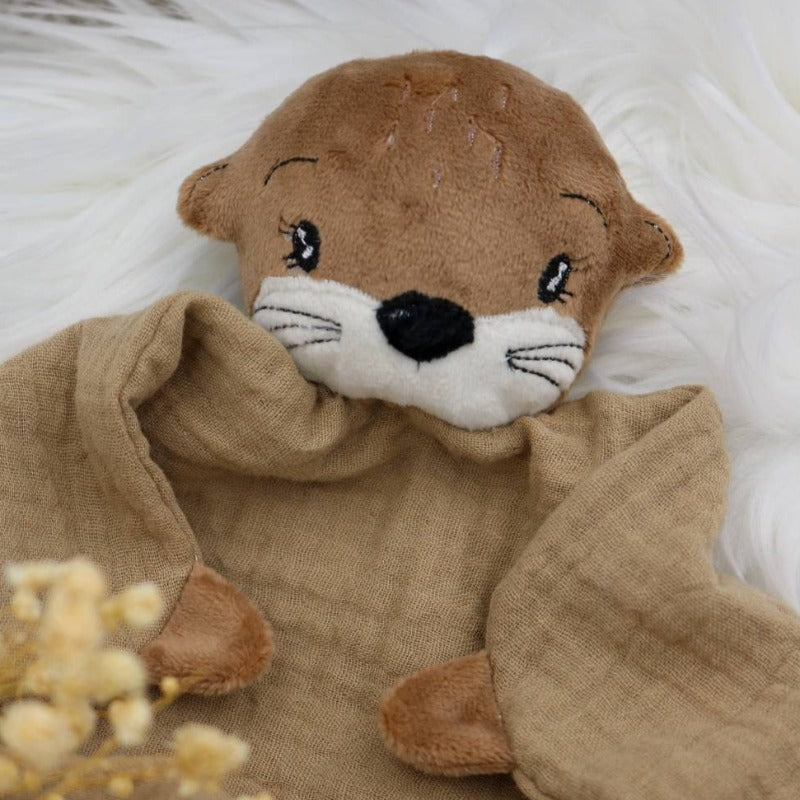 Schmusetuch "Otter" personalisierbar
